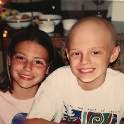 Cole and friend
