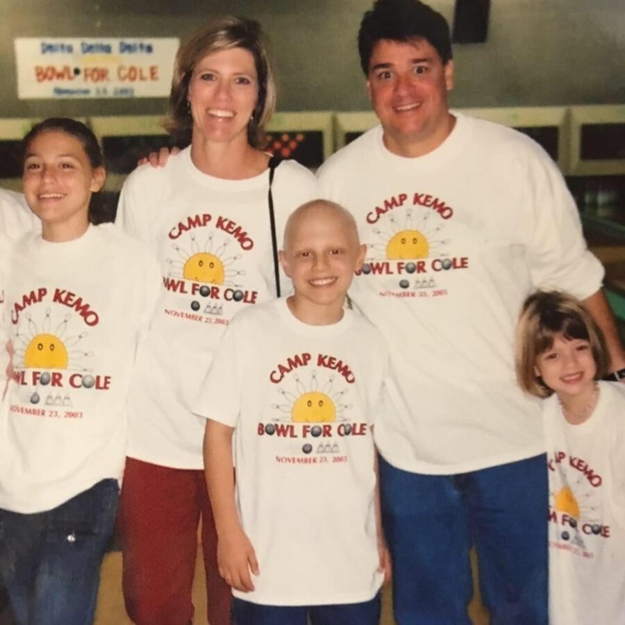Cole and his family