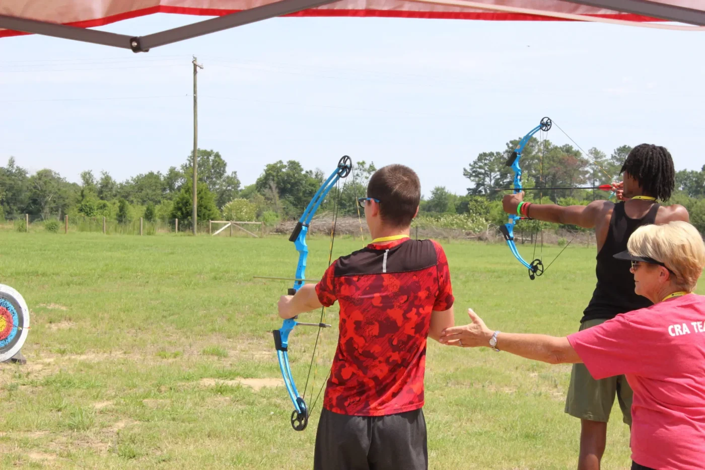 Campers learn Archery