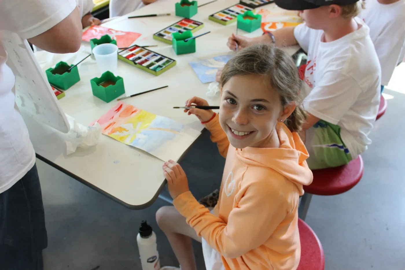 Campers enjoy Arts & Crafts